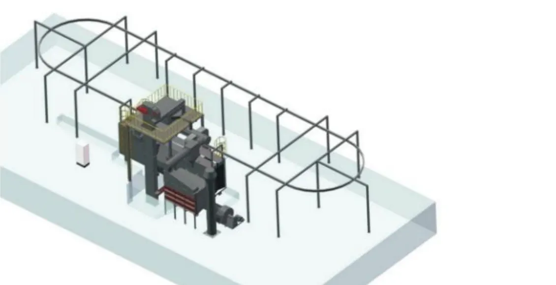 双轨式喷涂挂具振荡剥离机4